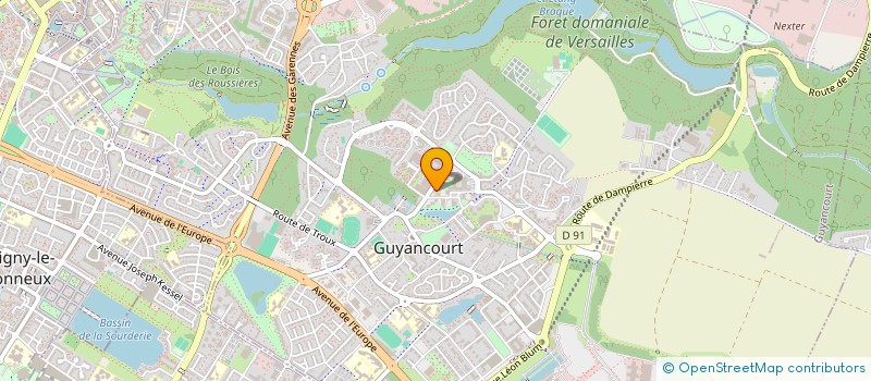 localisation de l'entreprise MONSIEUR YOUCEF LARBAOUI  GUYANCOURT