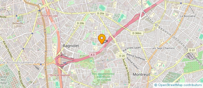 localisation de l'entreprise MONSIEUR YOUCEF LEBIK à BAGNOLET
