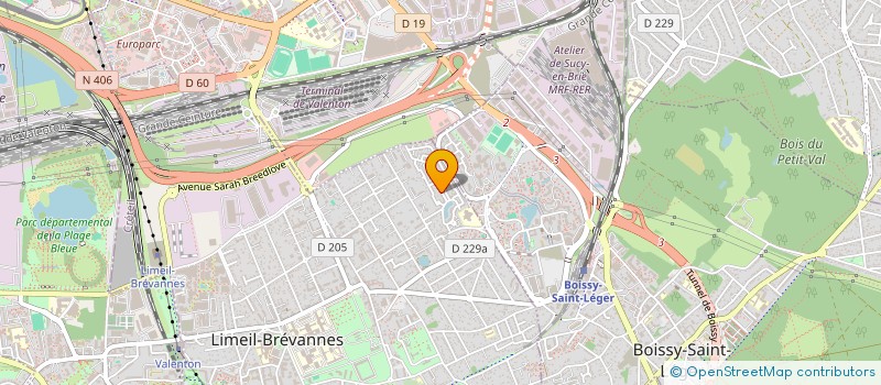 localisation de l'entreprise MONSIEUR YOUCEF LEROUL  LIMEIL-BREVANNES