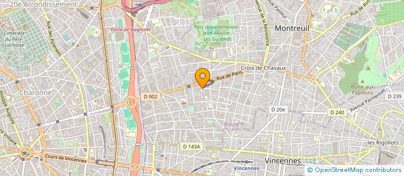 localisation de l'entreprise MONSIEUR YOUCEF LORABI à MONTREUIL
