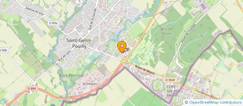 localisation de l'entreprise MONSIEUR YOUCEF MATALLAH  SAINT-GENIS-POUILLY