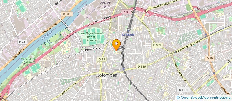 localisation de l'entreprise MONSIEUR YOUCEF MEDAR  COLOMBES