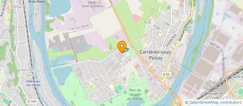 localisation de l'entreprise MONSIEUR YOUCEF MEDJADJI  CARRIERES-SOUS-POISSY