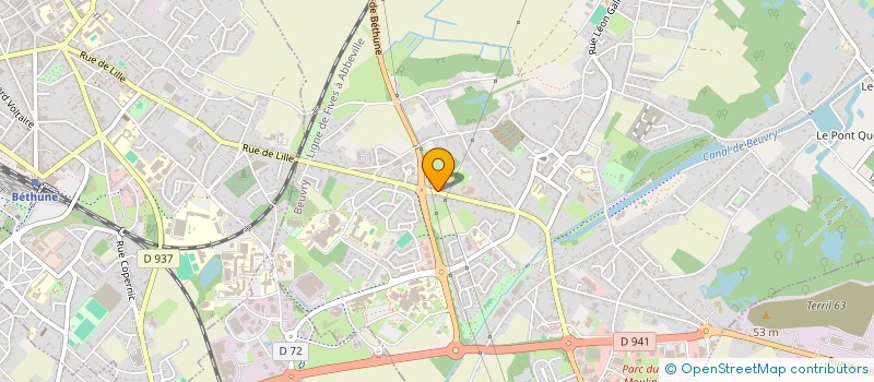 localisation de l'entreprise MONSIEUR YOUCEF MELIANI  BEUVRY