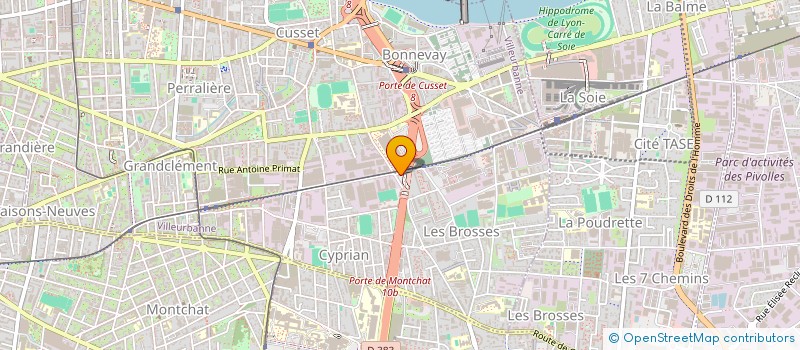 localisation de l'entreprise MONSIEUR YOUCEF MENACER  VILLEURBANNE