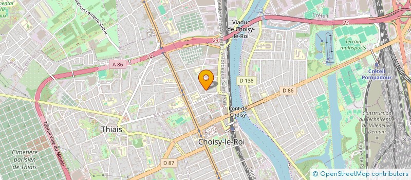 localisation de l'entreprise MONSIEUR YOUCEF MOKRANE  CHOISY-LE-ROI