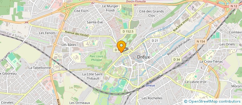 localisation de l'entreprise MONSIEUR YOUCEF NAIMI  DREUX