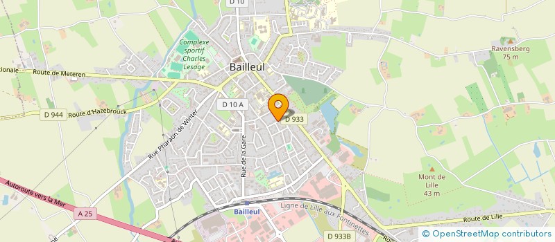 localisation de l'entreprise MONSIEUR YOUCEF NAIT HAMMOUD à BAILLEUL
