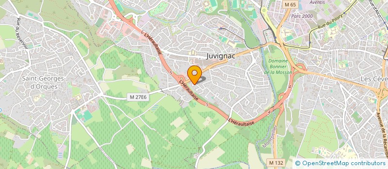 localisation de l'entreprise MONSIEUR YOUCEF NESRAT  JUVIGNAC