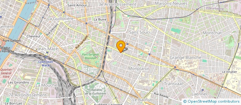 localisation de l'entreprise MONSIEUR YOUCEF OTHMAN  LYON