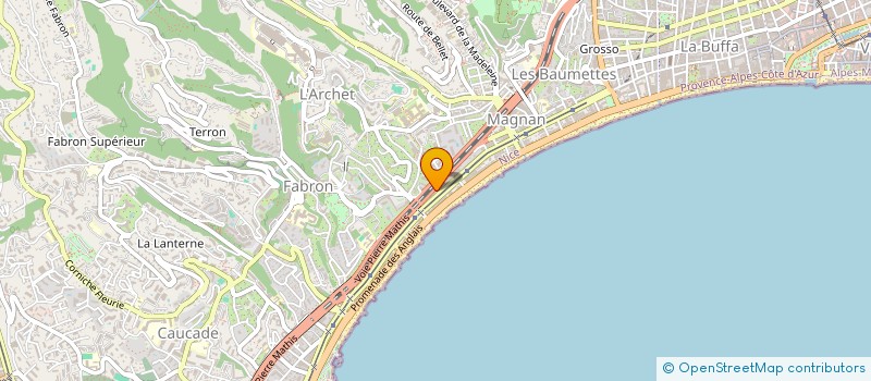 localisation de l'entreprise MONSIEUR YOUCEF OUADJAOUT  NICE