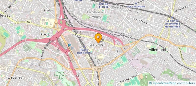 localisation de l'entreprise MONSIEUR YOUCEF OUIREK à ROSNY-SOUS-BOIS