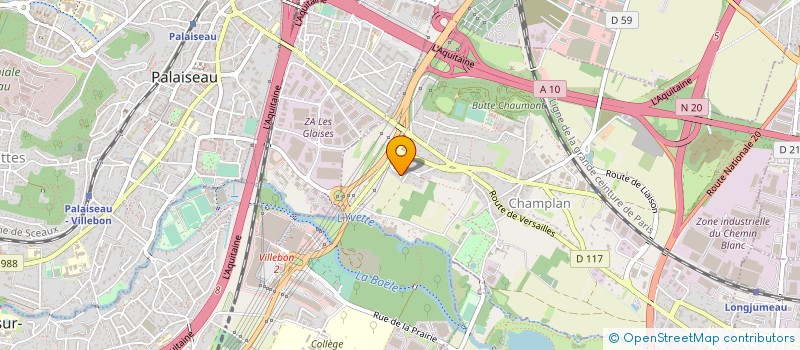 localisation de l'entreprise MONSIEUR YOUCEF RABIA  CHAMPLAN