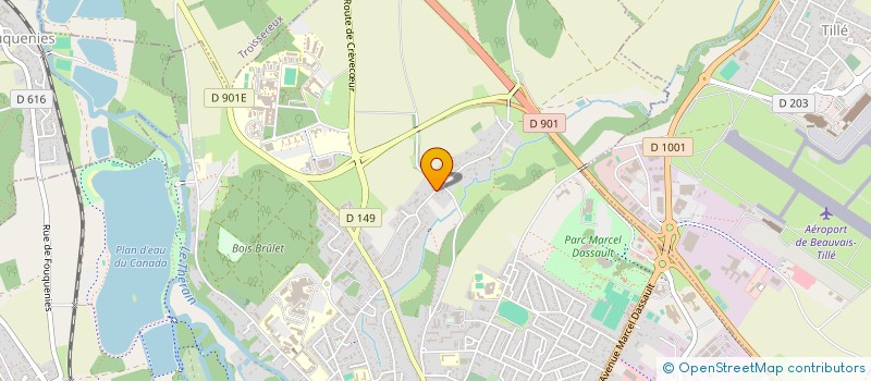 localisation de l'entreprise MONSIEUR YOUCEF RACHADI  BEAUVAIS