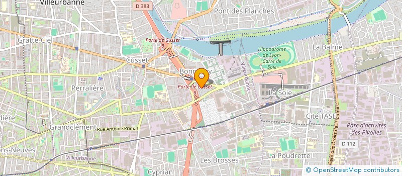 localisation de l'entreprise MONSIEUR YOUCEF RADAOUI  VILLEURBANNE