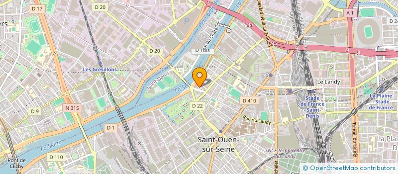 localisation de l'entreprise MONSIEUR YOUCEF RAMDANI à SAINT-OUEN-SUR-SEINE