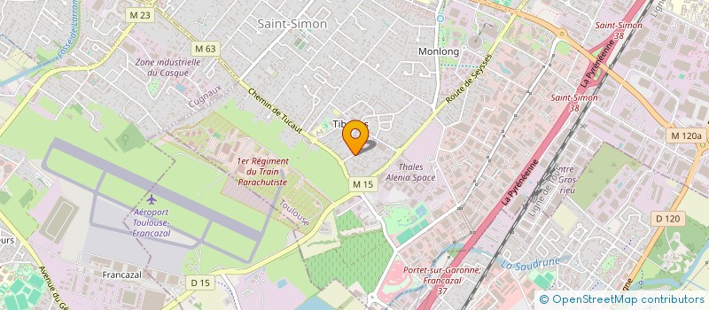 localisation de l'entreprise MONSIEUR YOUCEF REBZANI  TOULOUSE