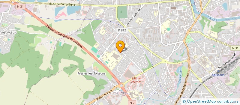 localisation de l'entreprise MONSIEUR YOUCEF ROUAG à SOISSONS