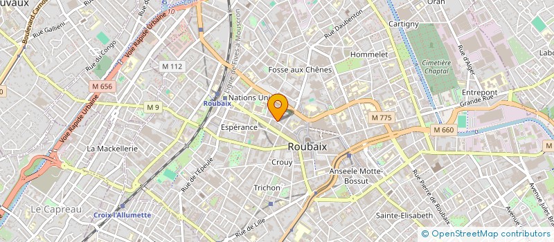 localisation de l'entreprise MONSIEUR YOUCEF SADI  ROUBAIX