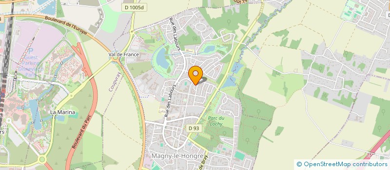 localisation de l'entreprise MONSIEUR YOUCEF SADOU  MAGNY-LE-HONGRE