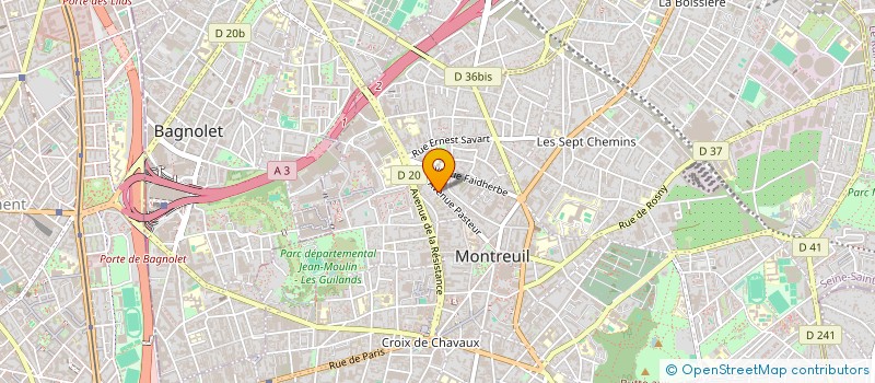 localisation de l'entreprise MONSIEUR YOUCEF SEDIRA à MONTREUIL