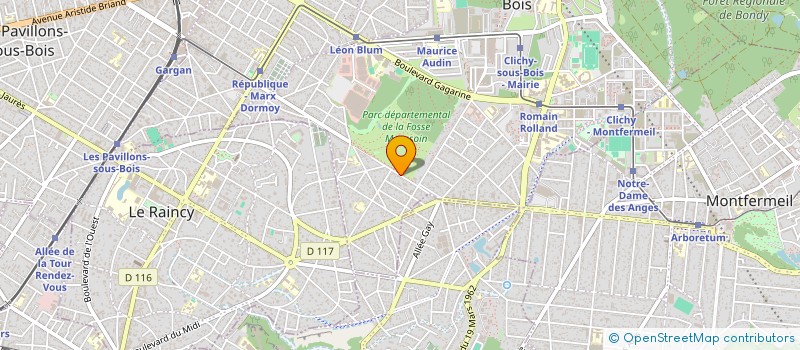 localisation de l'entreprise MONSIEUR YOUCEF SENOUCI à CLICHY-SOUS-BOIS