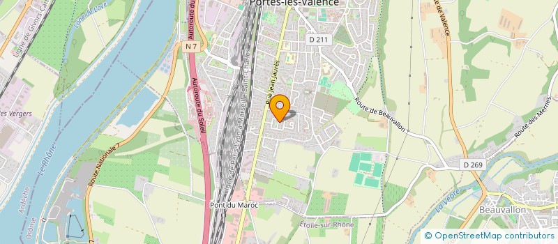 localisation de l'entreprise MONSIEUR YOUCEF SI AMER  PORTES LES VALENCE