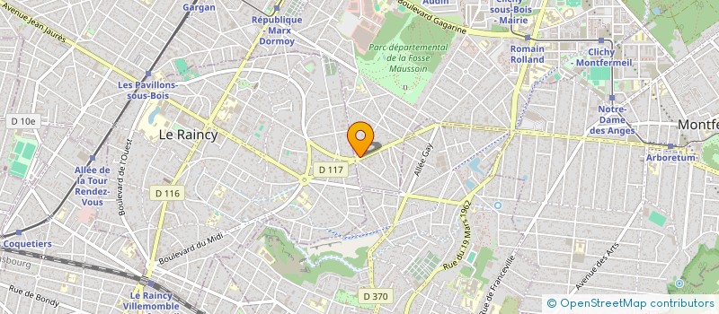 localisation de l'entreprise MONSIEUR YOUCEF TALMAT AMAR à CLICHY-SOUS-BOIS