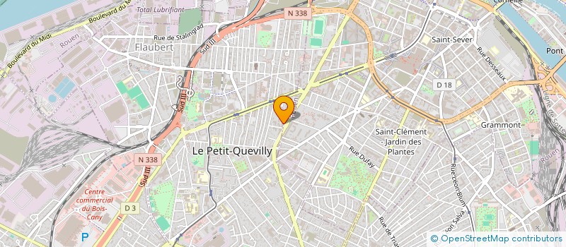 localisation de l'entreprise MONSIEUR YOUCEF TEBIB  LE PETIT-QUEVILLY