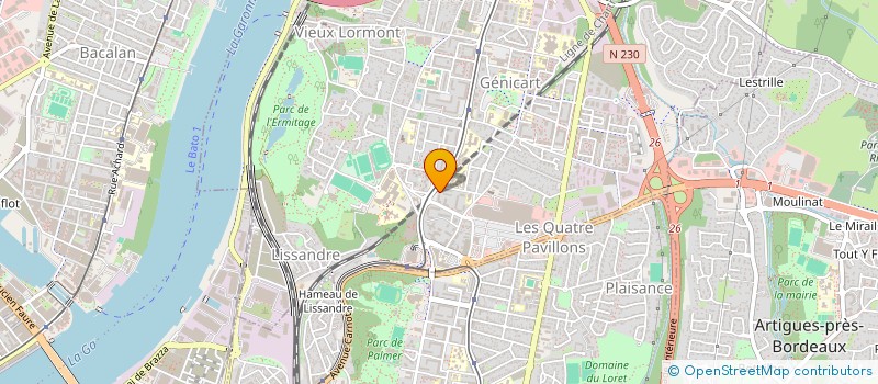 localisation de l'entreprise MONSIEUR YOUCEF TERKEMANI  LORMONT