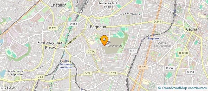 localisation de l'entreprise MONSIEUR YOUCEF TIRANIME à BAGNEUX