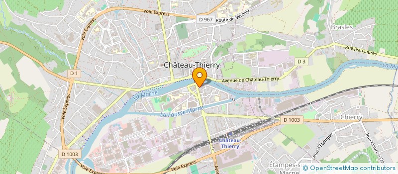 localisation de l'entreprise MONSIEUR YOUCEF ZEGHOUANI  CHATEAU-THIERRY