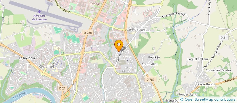 localisation de l'entreprise MONSIEUR YOUEN DURAND à LANNION