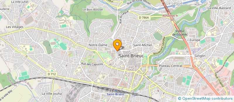 localisation de l'entreprise MONSIEUR YOUEN GOGER--LE GOUX à SAINT-BRIEUC