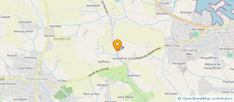 localisation de l'entreprise MONSIEUR YOUEN GUILLO  LOCTUDY