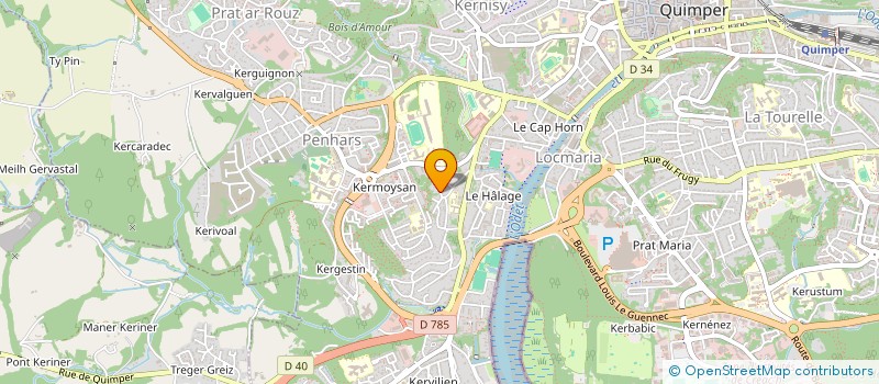 localisation de l'entreprise MONSIEUR YOUEN GUYADER à QUIMPER