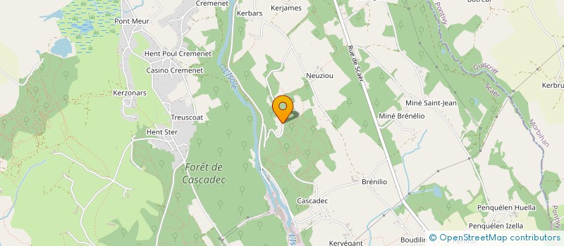 localisation de l'entreprise MONSIEUR YOUENN BERTHOU  SCAER