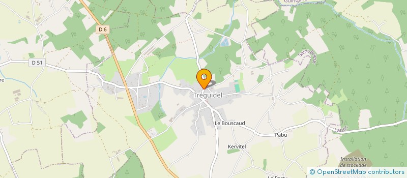 localisation de l'entreprise MONSIEUR YOUENN CORBEL  TREGUIDEL