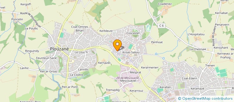 localisation de l'entreprise MONSIEUR YOUENN CREACH à PLOUZANE
