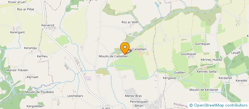 localisation de l'entreprise MONSIEUR YOUENN LAVIEC  CONFORT-MEILARS