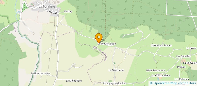 localisation de l'entreprise MONSIEUR YOUENN LE BORGNE à BELLOU-LE-TRICHARD
