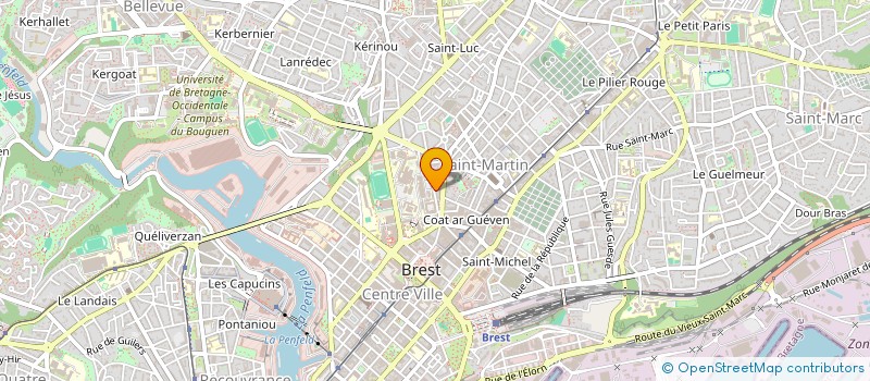 localisation de l'entreprise MONSIEUR YOUENN LHOSTIS à BREST