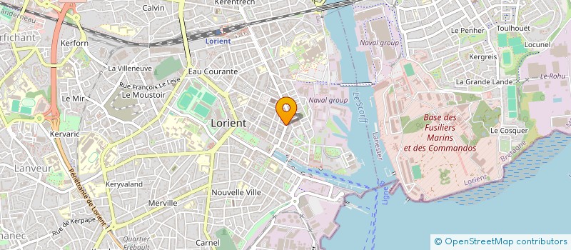 localisation de l'entreprise MONSIEUR YOUENN MADEC à LORIENT
