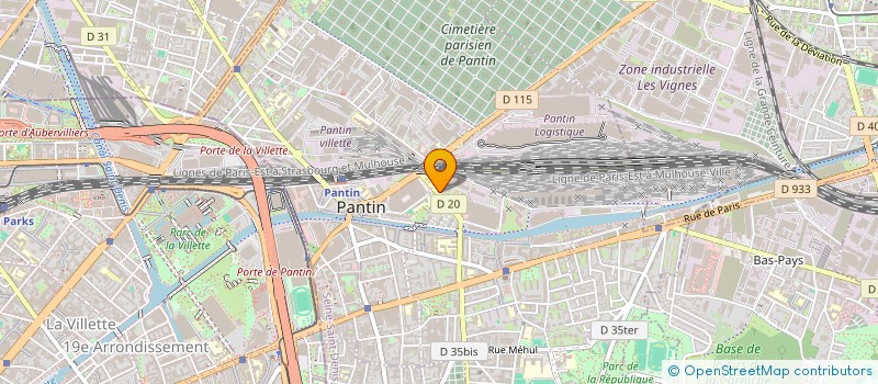 localisation de l'entreprise MONSIEUR YOUENN TANGUY à PANTIN
