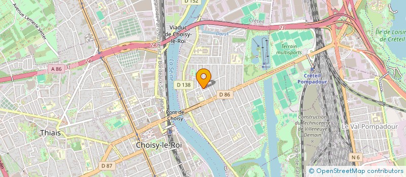 localisation de l'entreprise MONSIEUR YOUGOURTHEN MADOUR  CHOISY-LE-ROI