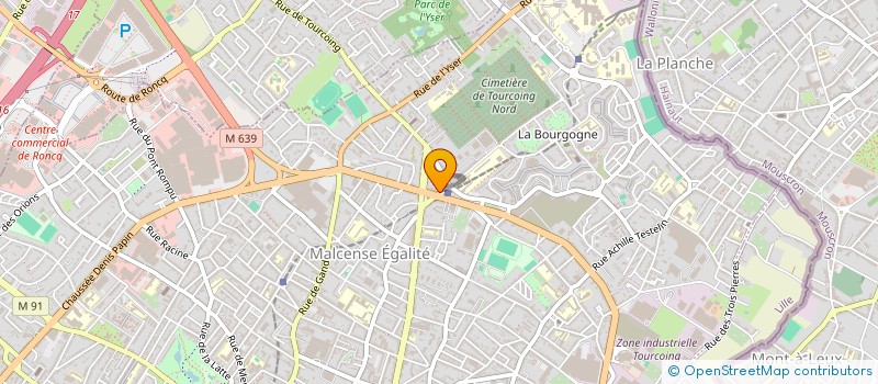 localisation de l'entreprise MONSIEUR YOUGOURTHENE HADJAZ  TOURCOING