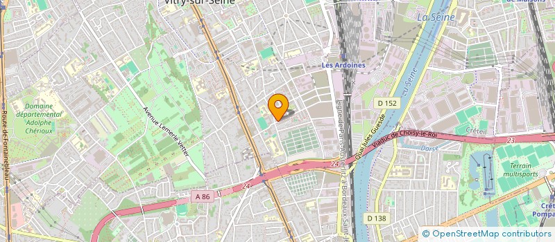 localisation de l'entreprise MONSIEUR YOULABA KEITA  VITRY-SUR-SEINE