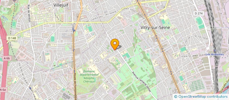 localisation de l'entreprise MONSIEUR YOUMNI BEKKOU  VITRY-SUR-SEINE