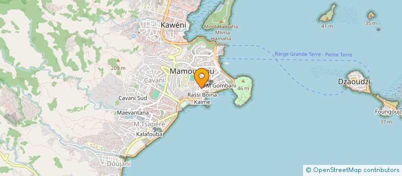 localisation de l'entreprise MONSIEUR YOUNES AHAMED à MAMOUDZOU
