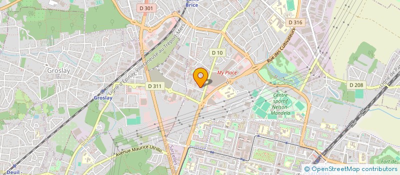 localisation de l'entreprise MONSIEUR YOUNES AHMED MALEK  SARCELLES